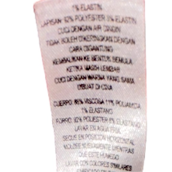 French Connection - slate/gray Striped Bandage Dress W/ Cutout Texture Sz 2 US - Picture 7 of 8